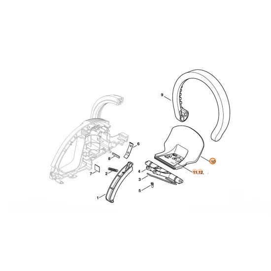 STIHL  Osłona dłoni 4814 790 9100